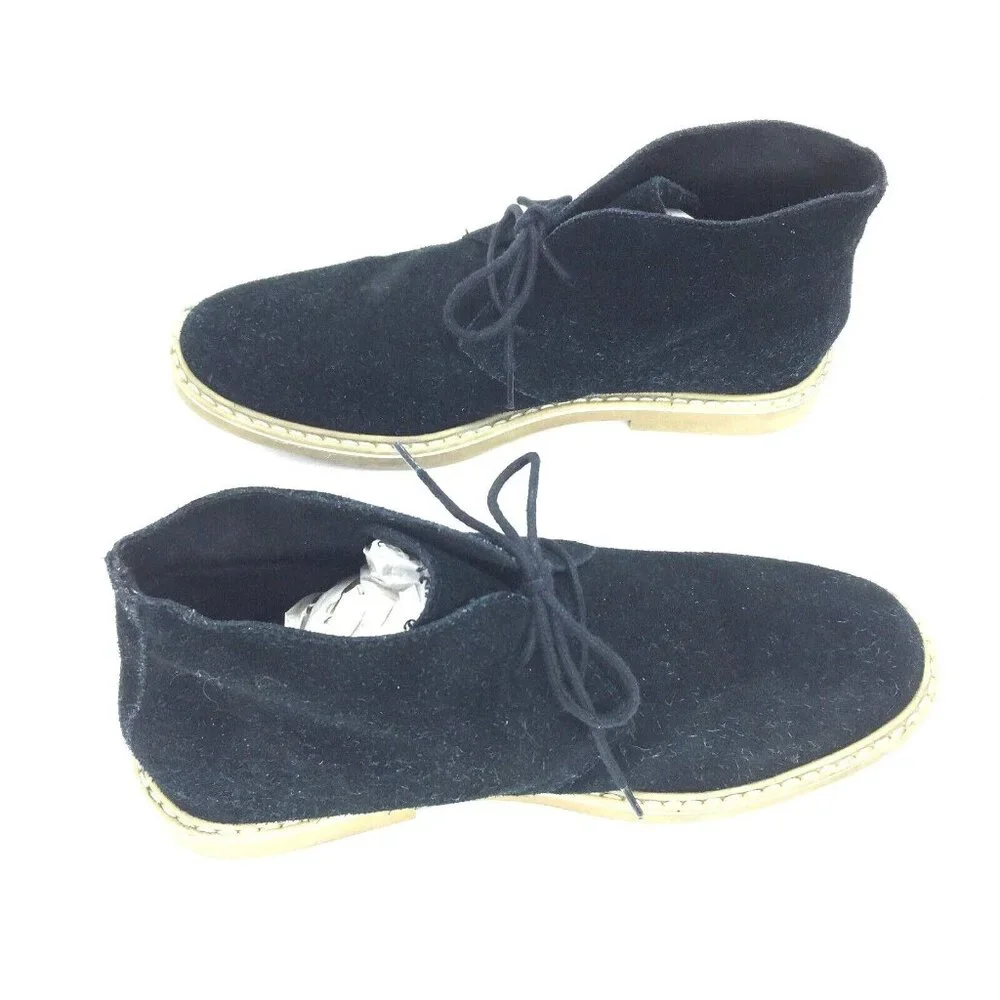 GAP Mens 8/41 Black Suede Desert Chukka Ankle Boots